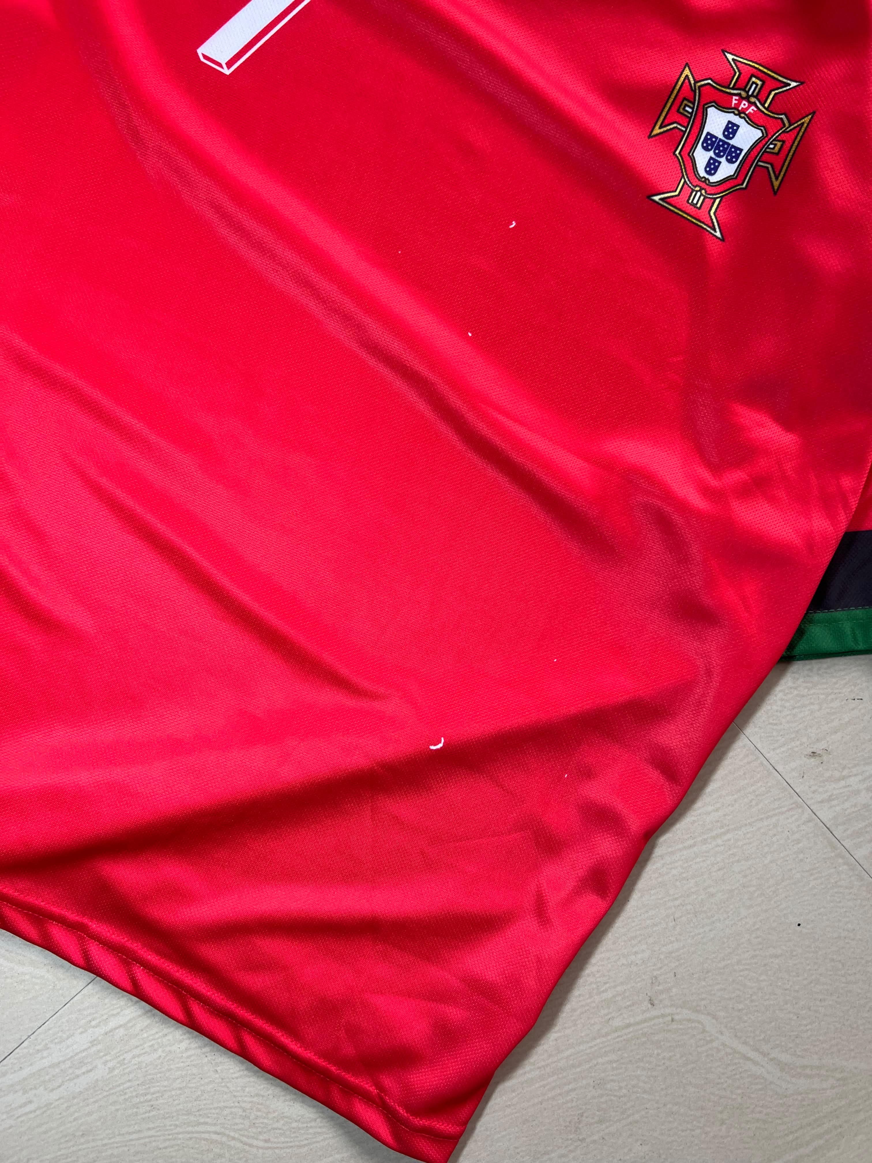 Ronaldo #7 Portugal Red Football Jersey