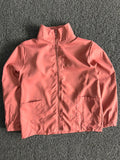 Vintage Peach Lightweight Zip-Up Windbreaker Jacket