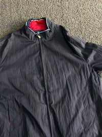 Retro Black Lightweight Bomber Jacket