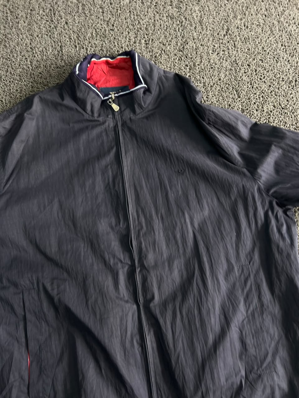 Retro Black Lightweight Bomber Jacket