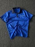Men's Royal Blue Polo T-Shirt with Black Collar & Chest Pocket