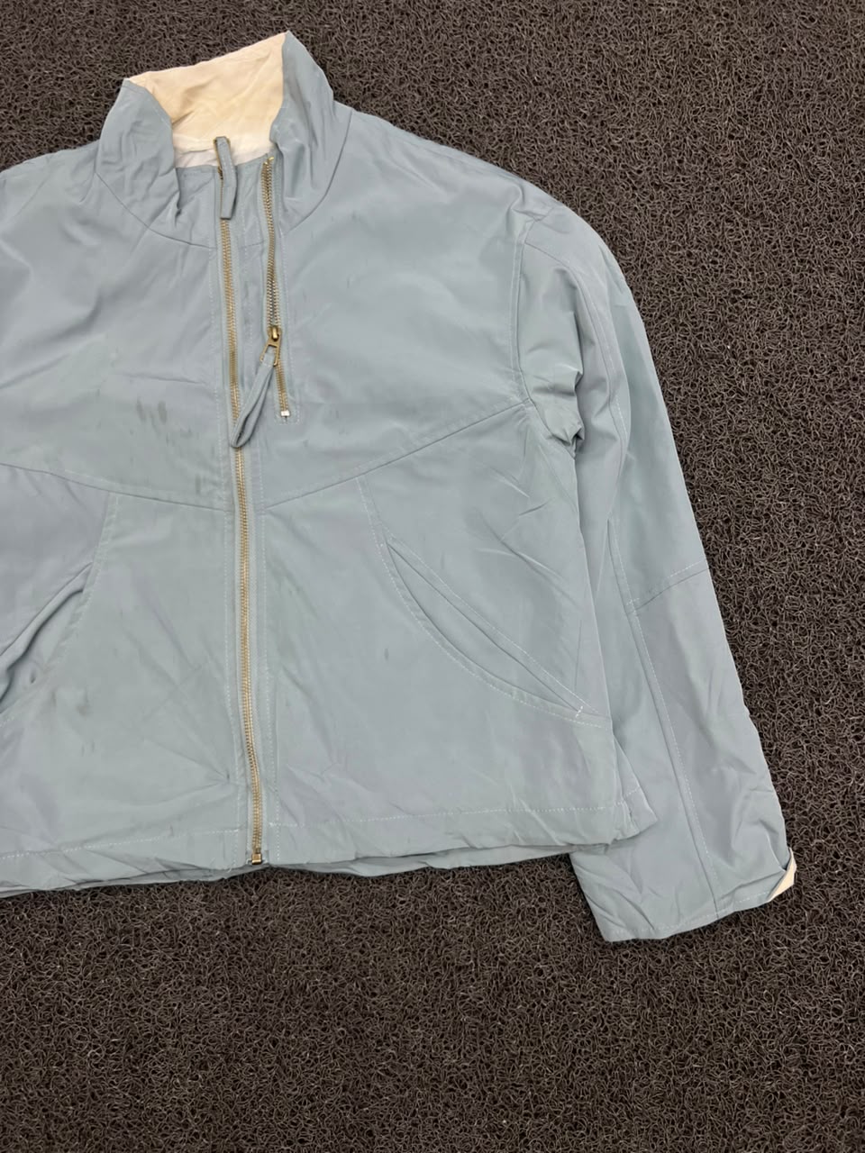 Vintage Full Zip Windbreaker Jacket – Minimalist Lightweight Casual Jacket