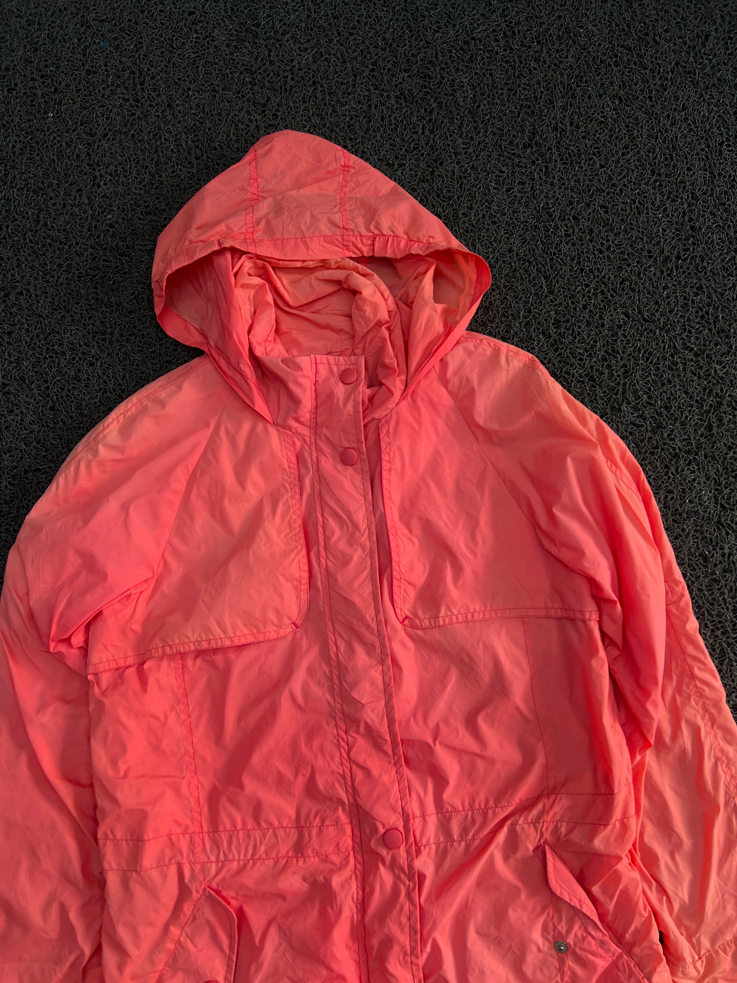 Hooded Lightweight Rain Jacket | Snap Button Windbreaker | Full Sleeve Outerwear