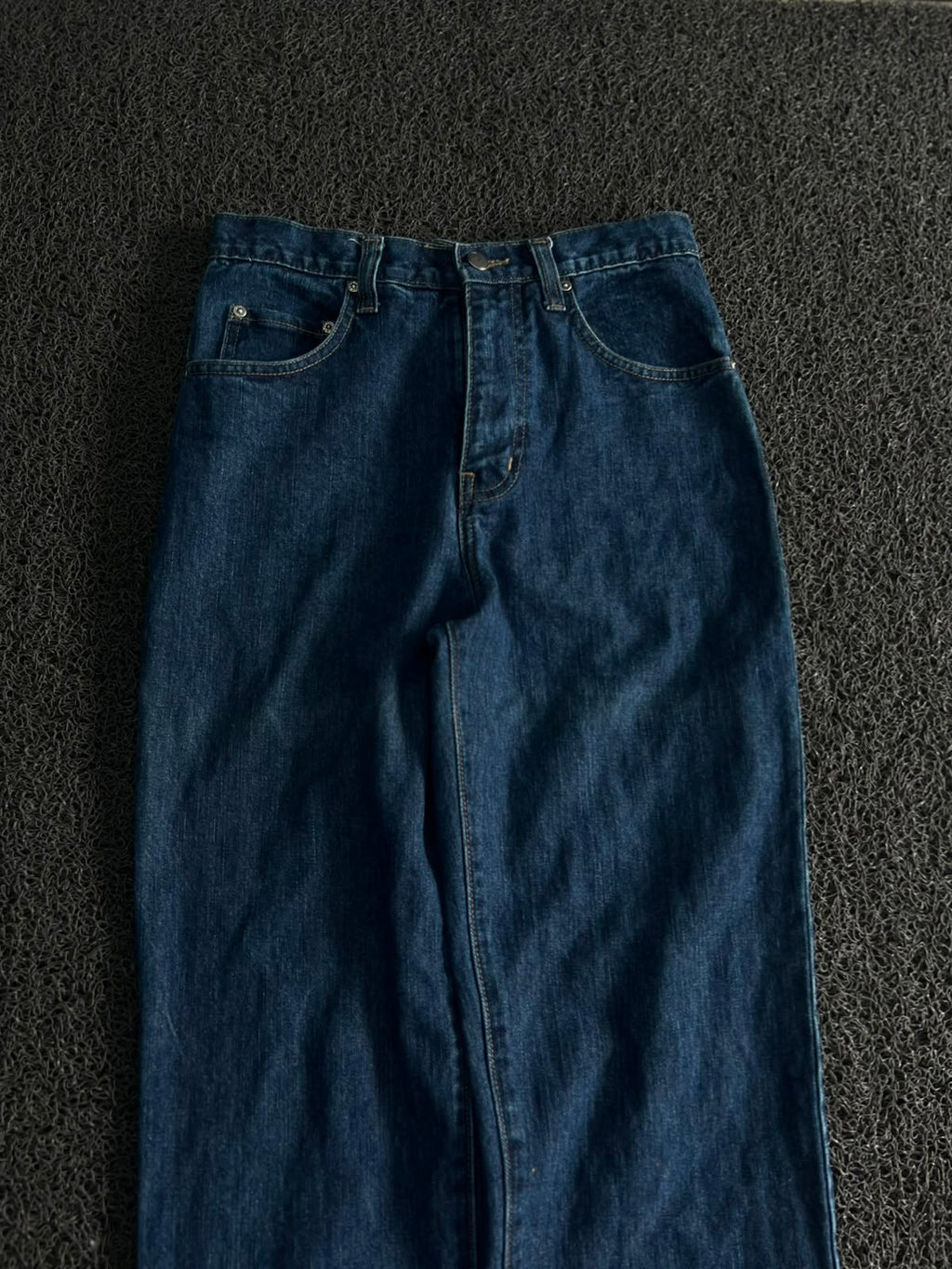 Levi's Dark Blue Wide Leg Denim Jeans – Thrift