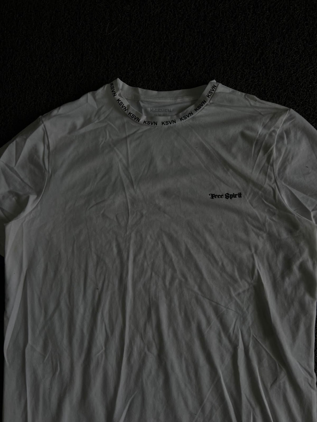 Vintage KSVN "Free Spirit" White Graphic T-Shirt