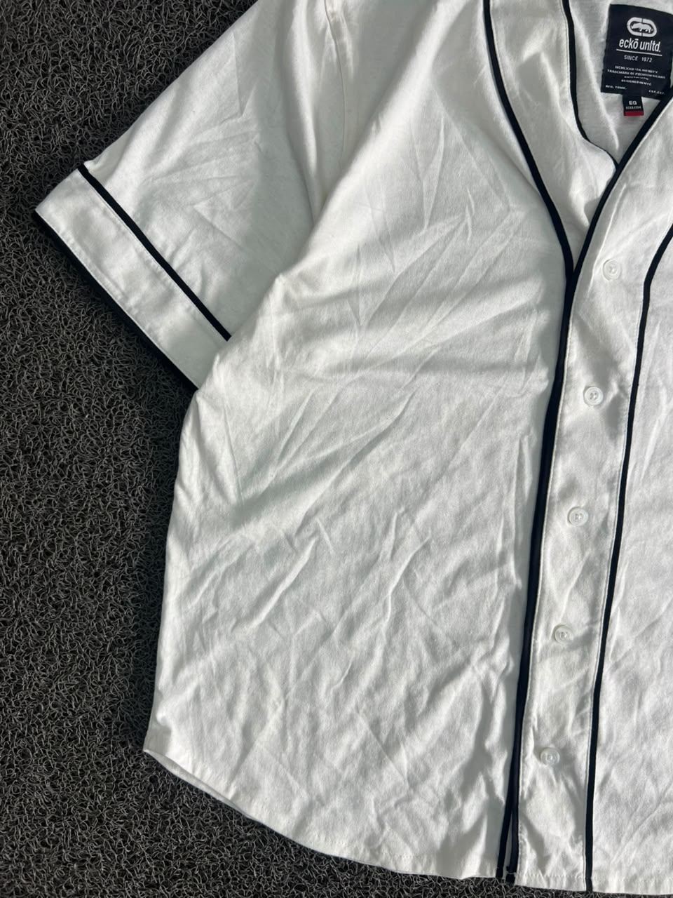 Ecko Unltd.  Baseball Jersey Button-Up T-Shirt – Embroidered Logo | Streetwear