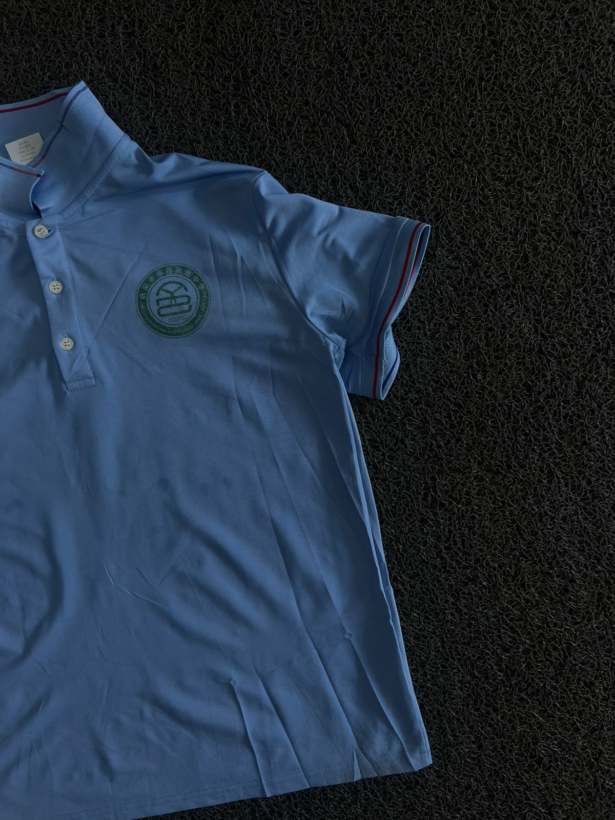 Sky Blue Collar Polo T-Shirt