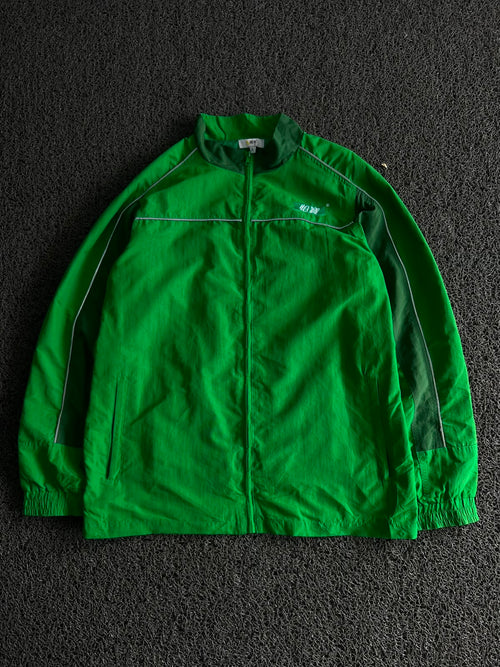Retro Green Outdoor Zip Jacket