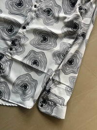 Premium Floral Print Button-Up Shirt