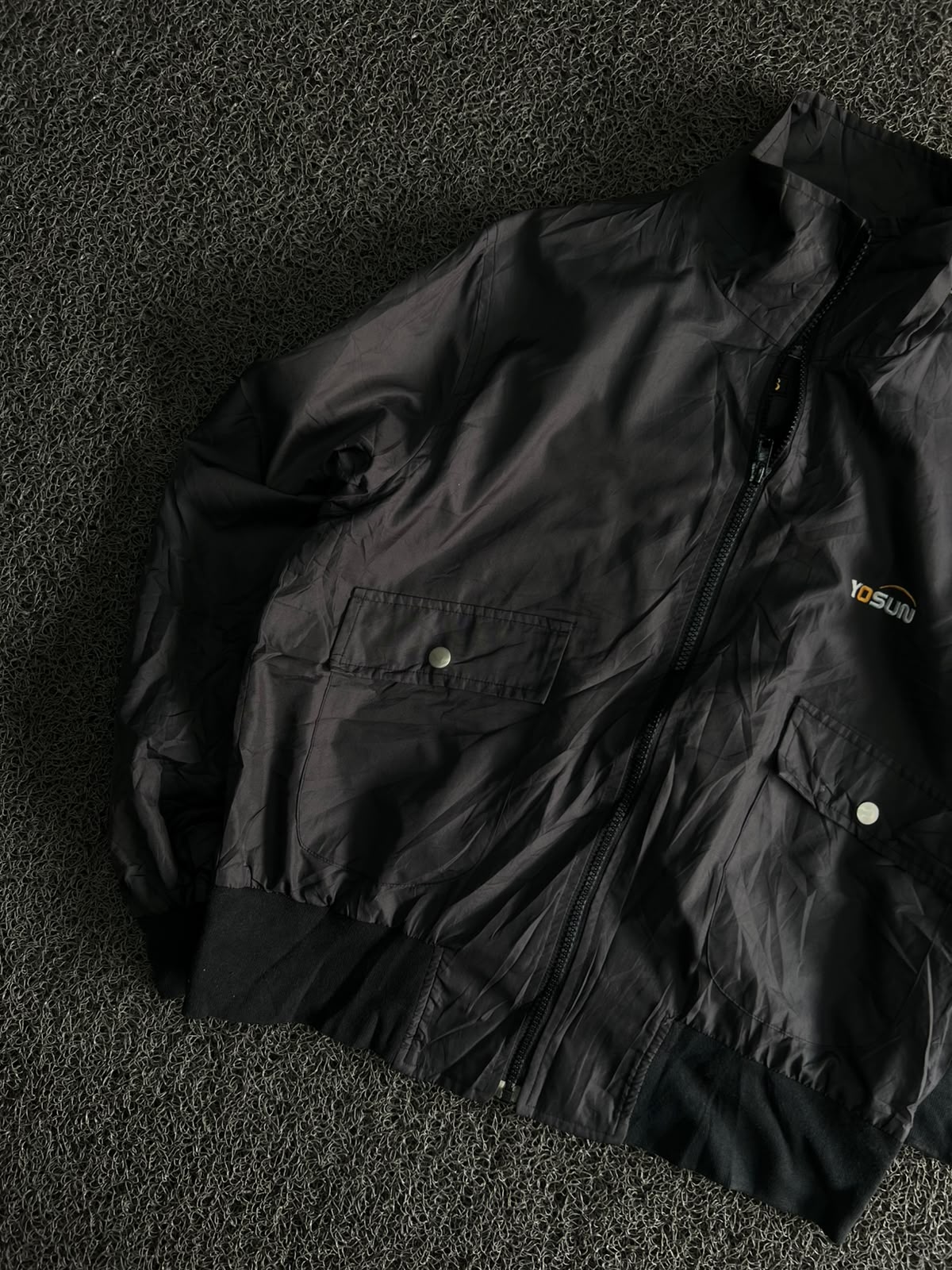 Utility Jacket with Front Zip & Cargo Pockets