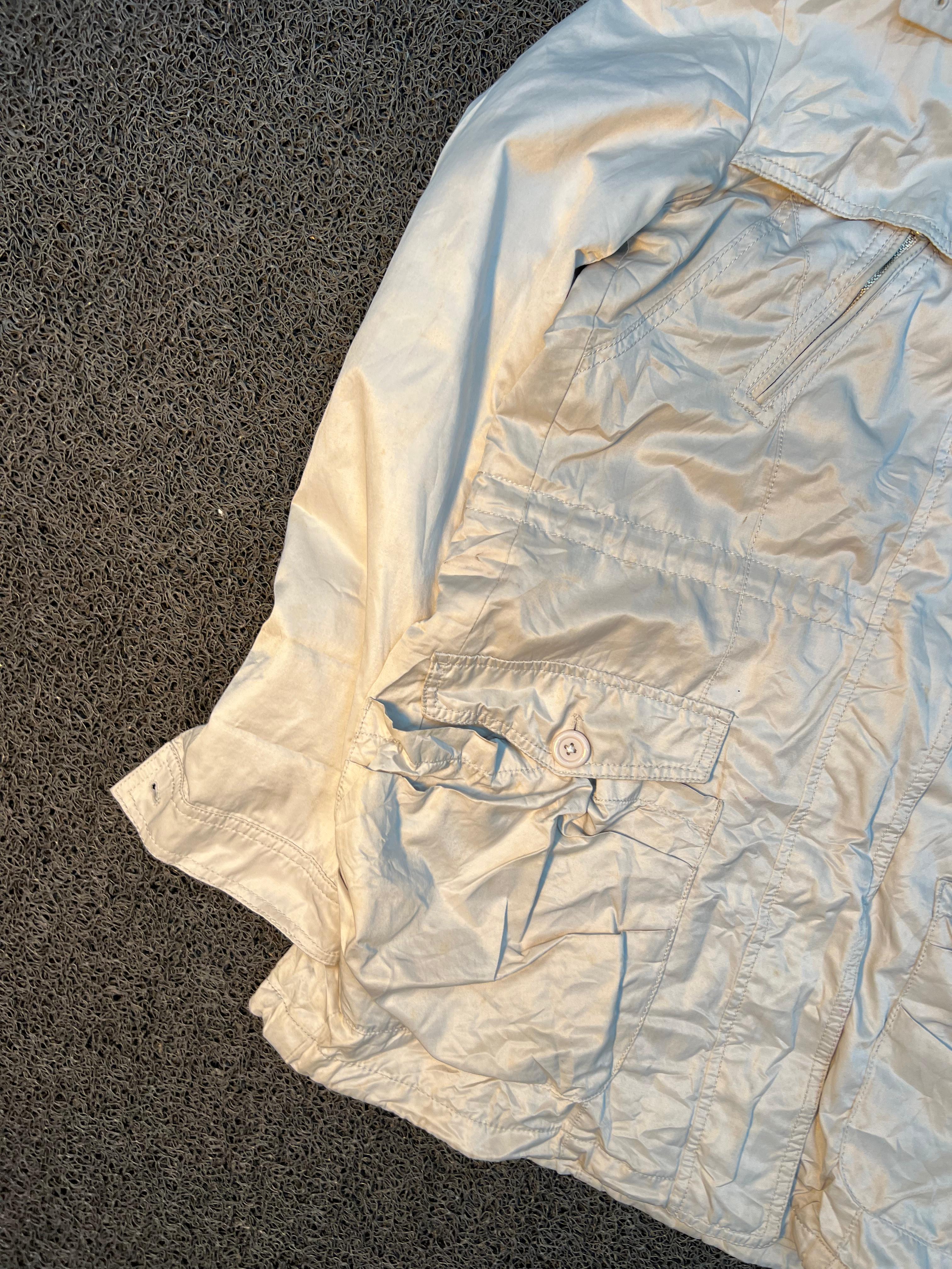 Hooded Utility Jacket – Lightweight Zip-Up Windbreaker with Multi-Pocket Design