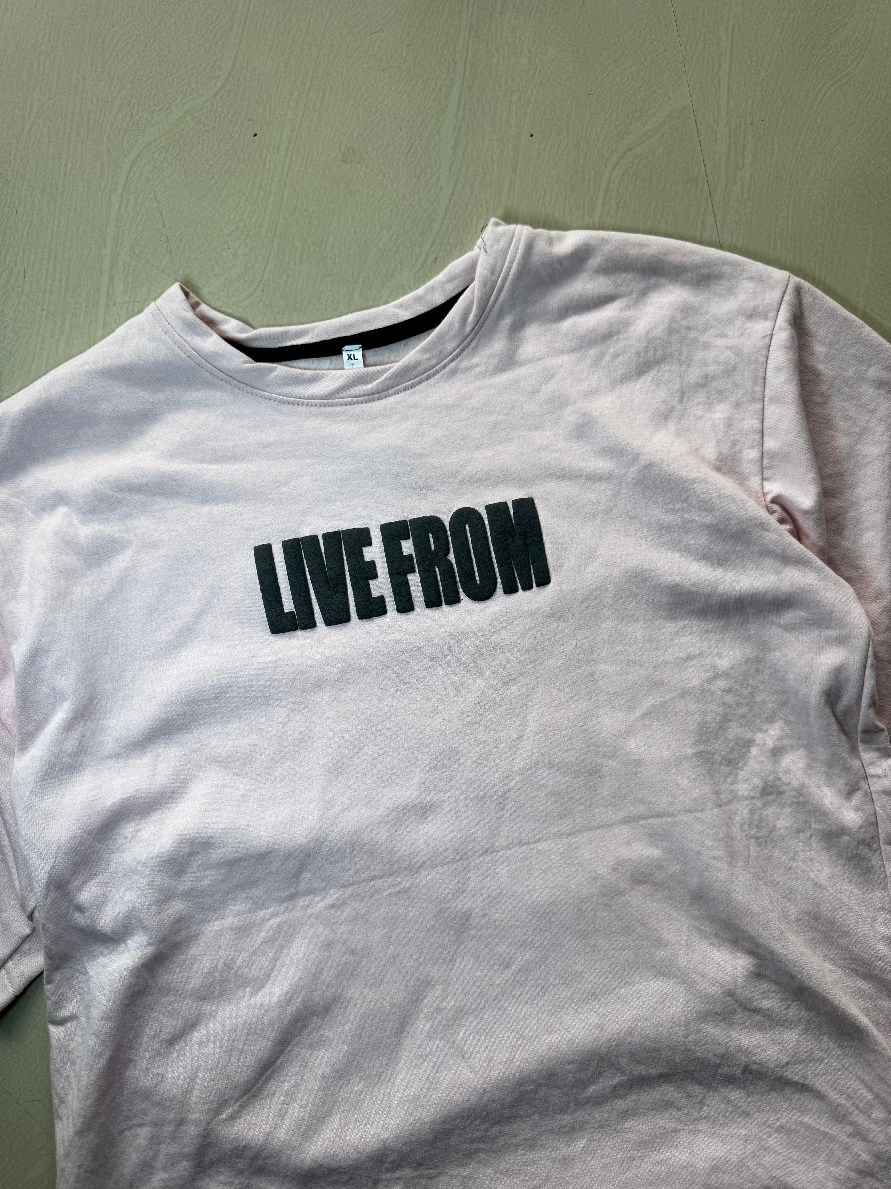 Men's Oversized Graphic T-Shirt – Live From Print