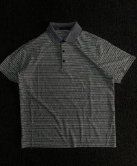 Geometric Pattern Half-Sleeve Polo T-Shirt