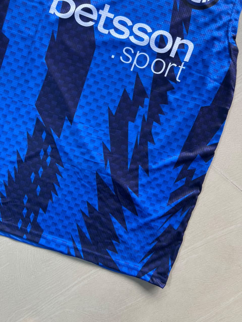 Inter Milan Blue Sleeveless Football Training Jersey