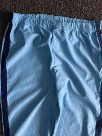 Vintage Sky Blue Side-Stripe Track Pants