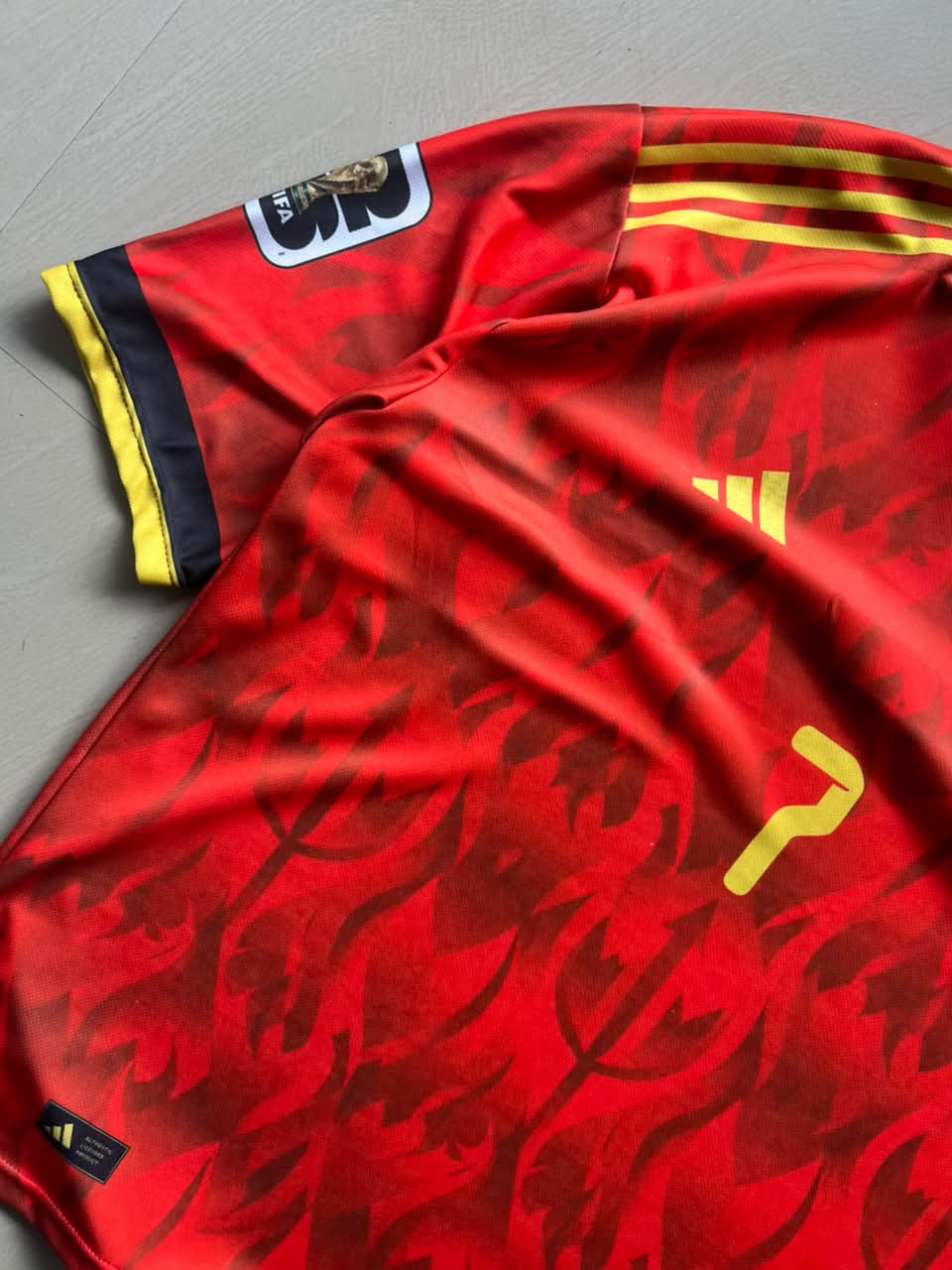 Kevin De Bruyne #7 Belgium Red Football Jersey – Premium Fan Edition