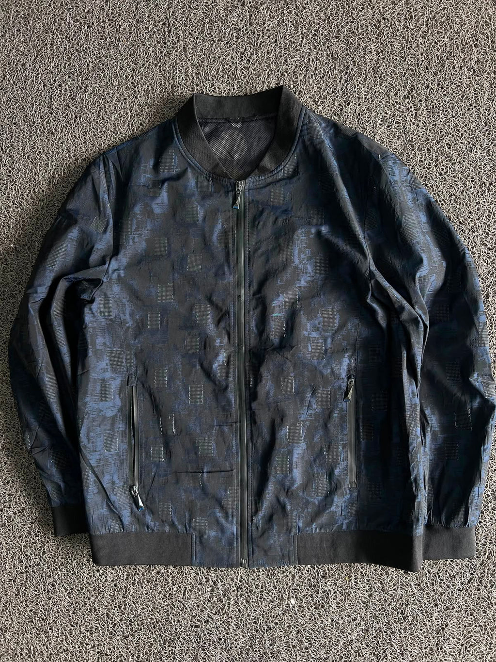 Patterned Lightweight Bomber Jacket