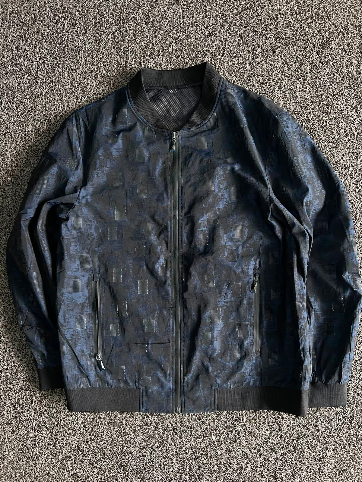 Patterned Lightweight Bomber Jacket