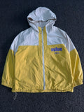 Value Yellow & White Hooded Windbreaker Jacket 💛🤍