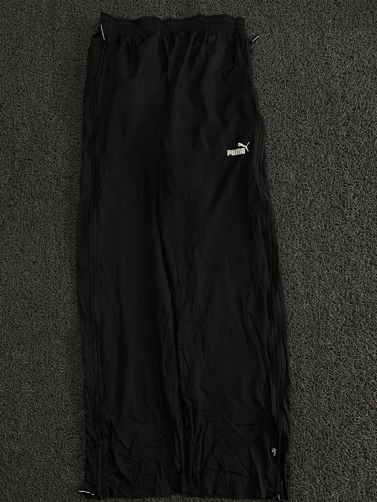 Vintage Puma Track Pants with Full-Length Side Zips – Thriftwear