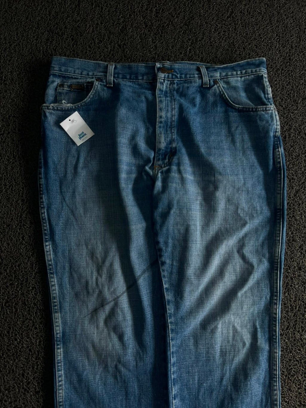 Thrifted Blue Denim Straight Leg Jeans