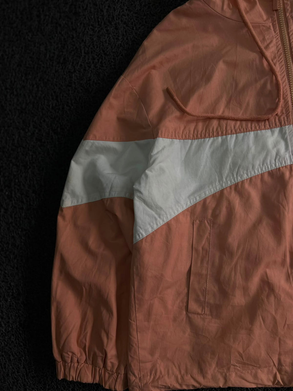 Colorblock Hooded Windbreaker Jacket