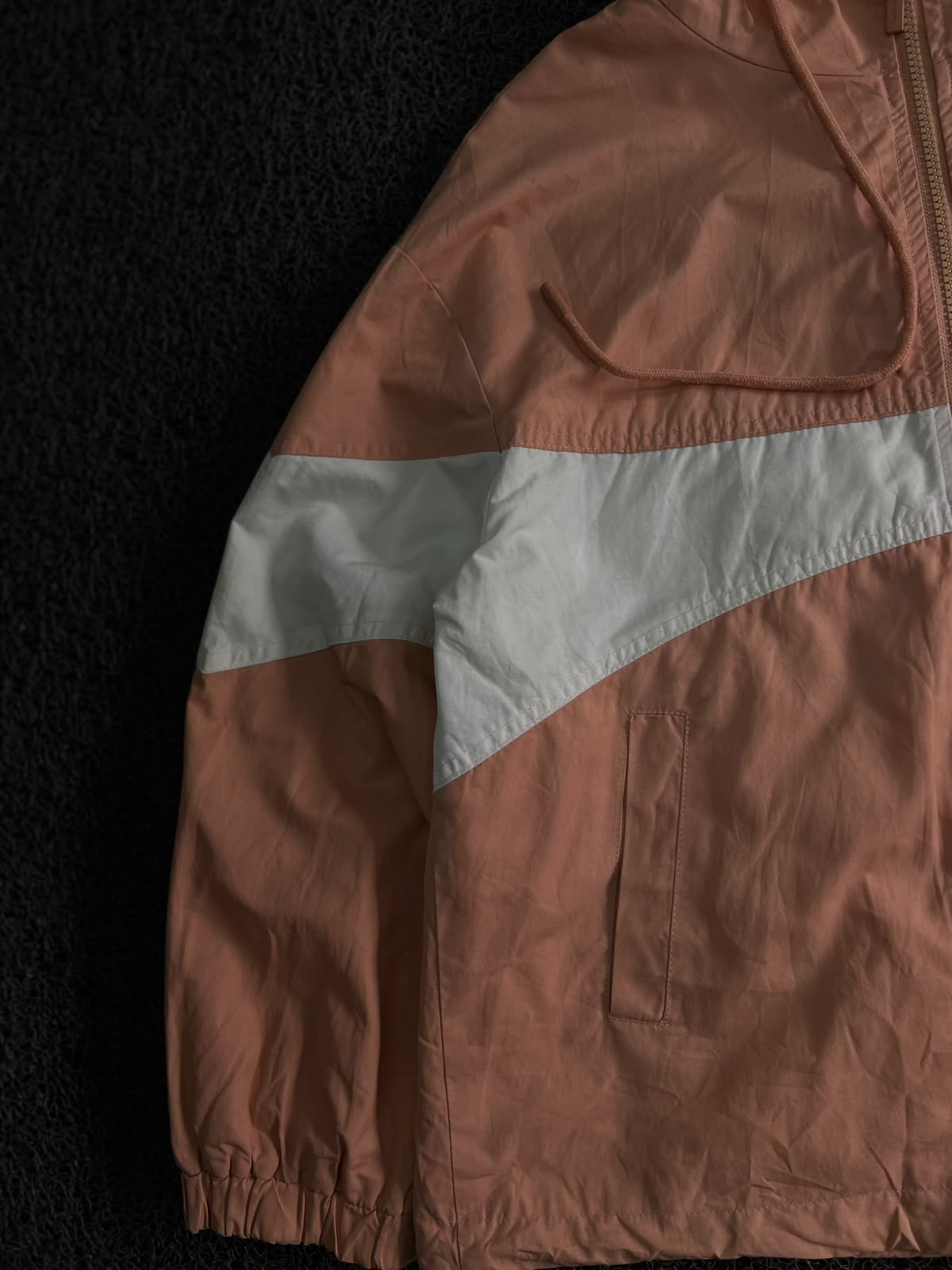 Colorblock Hooded Windbreaker Jacket