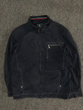 Stand Collar Zip-Up Casual Jacket – Chest Zip Pocket Lightweight Outerwear