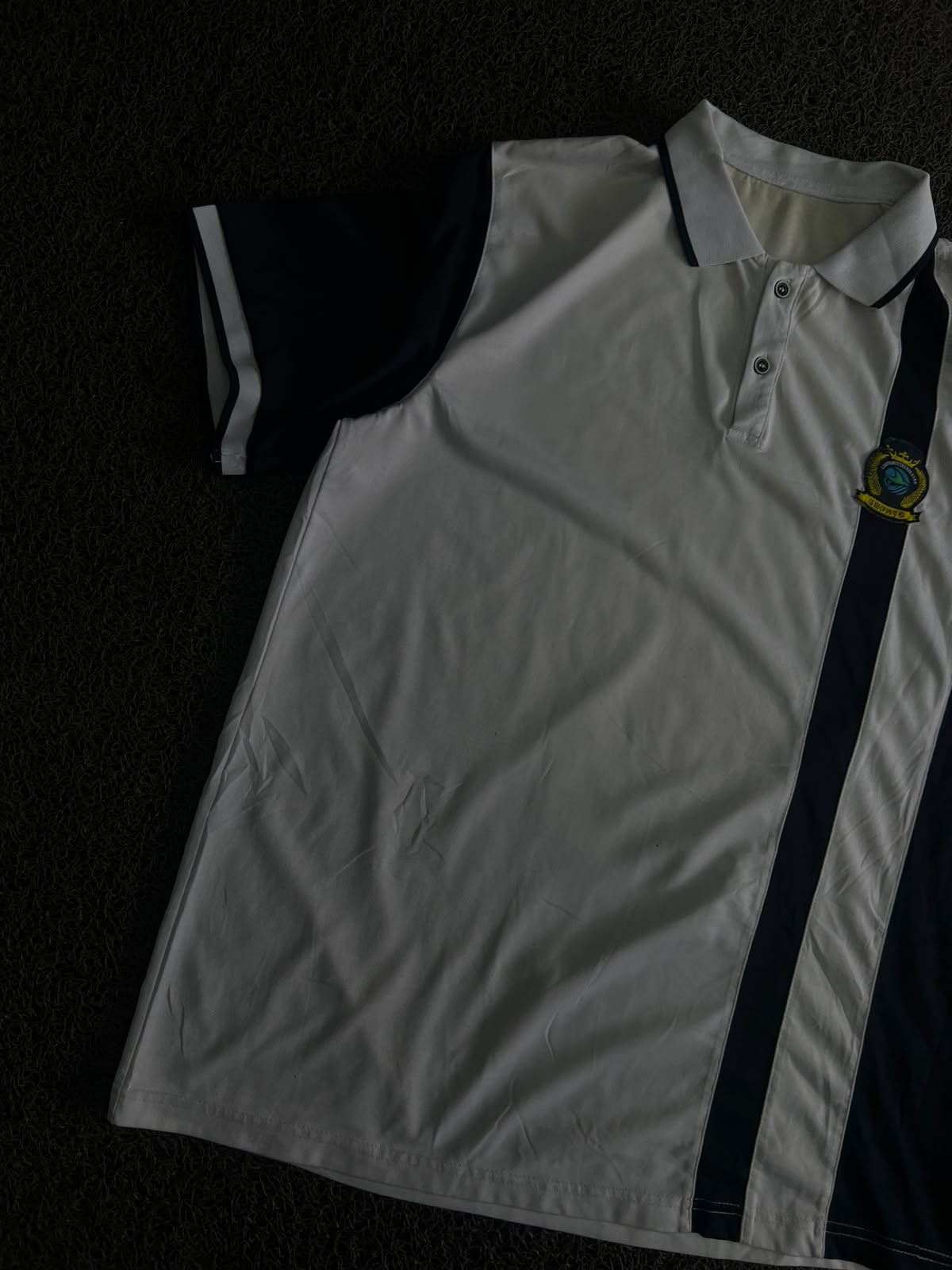 Polo T-Shirt with Embroidered Crest logo