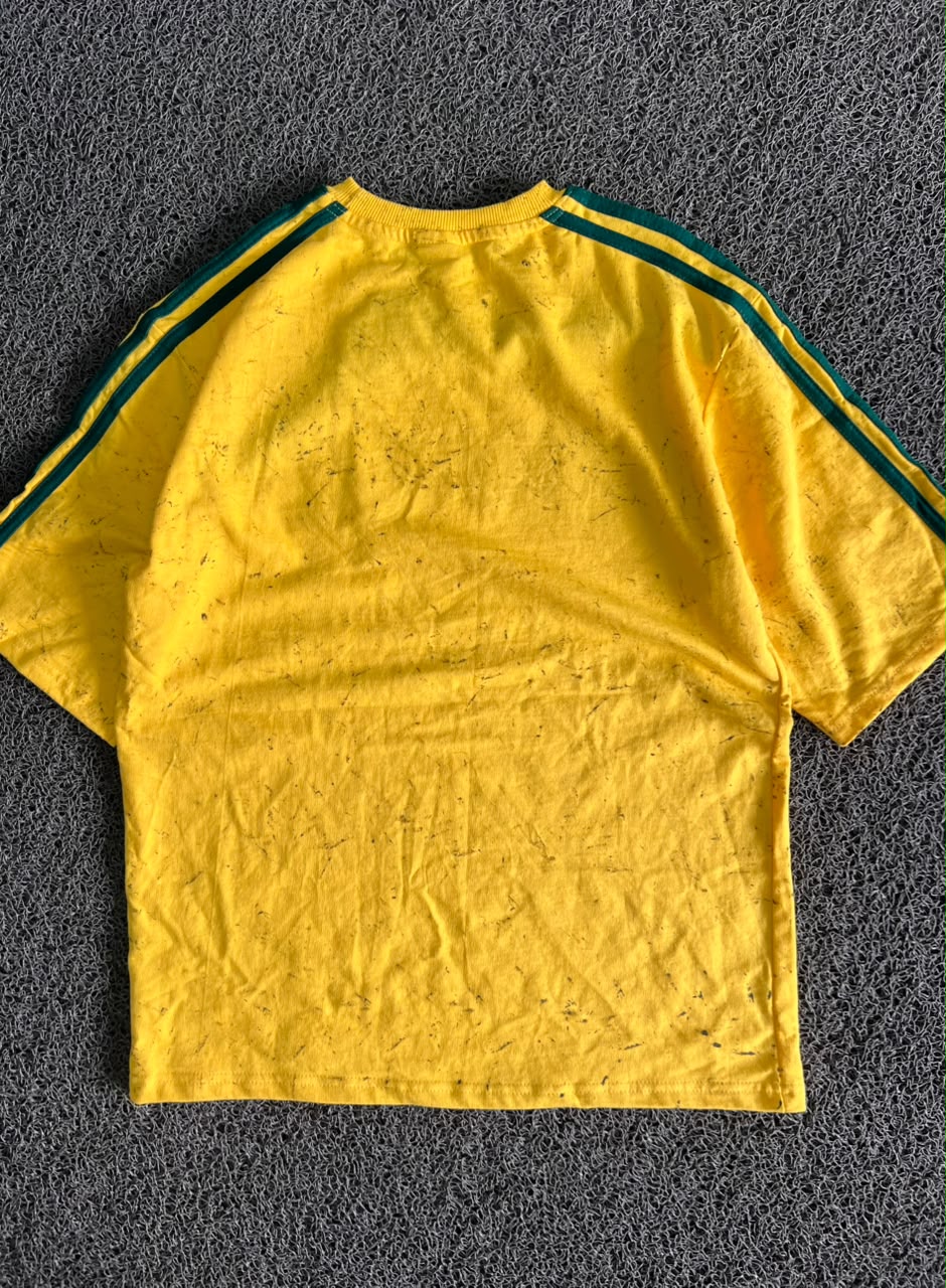 Brasil Rio de Janeiro Graphic T-Shirt – Yellow Crew Neck Tee