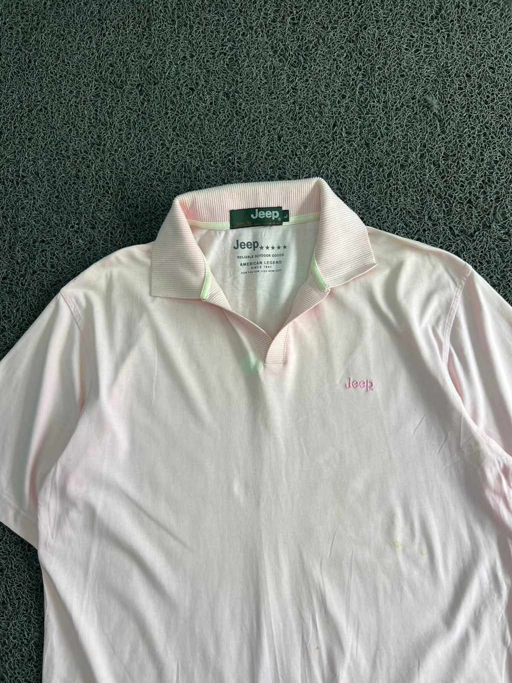 Jeep Classic Cotton Polo T-Shirt ⚠️ Small Stain