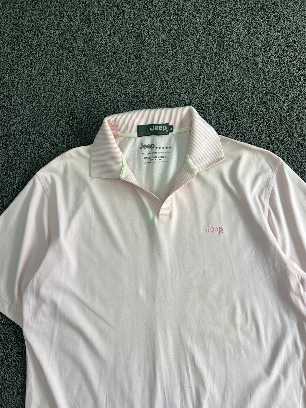 Jeep Classic Cotton Polo T-Shirt ⚠️ Small Stain