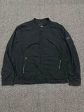 Vintage Black Utility Bomber Jacket | Lightweight Streetwear | Unisex