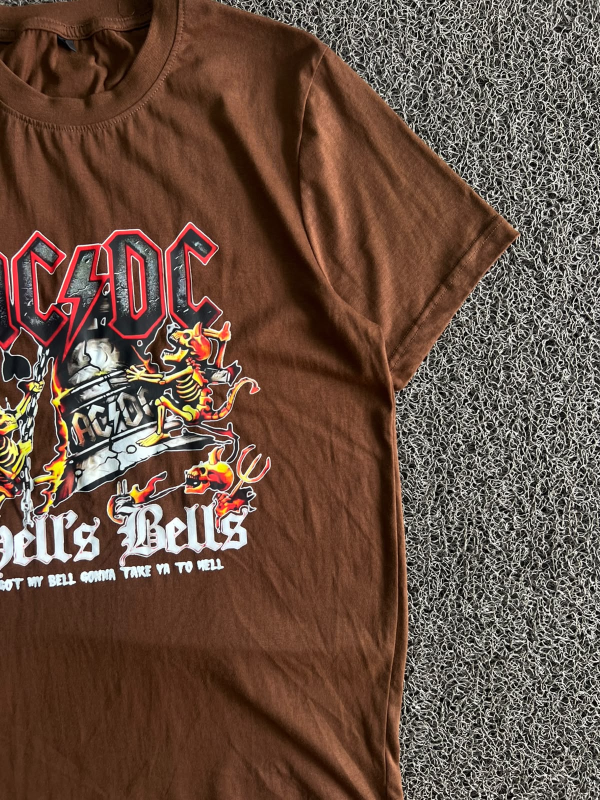 AC/DC Hells Bells Graphic Band T-Shirt – Rock Tee