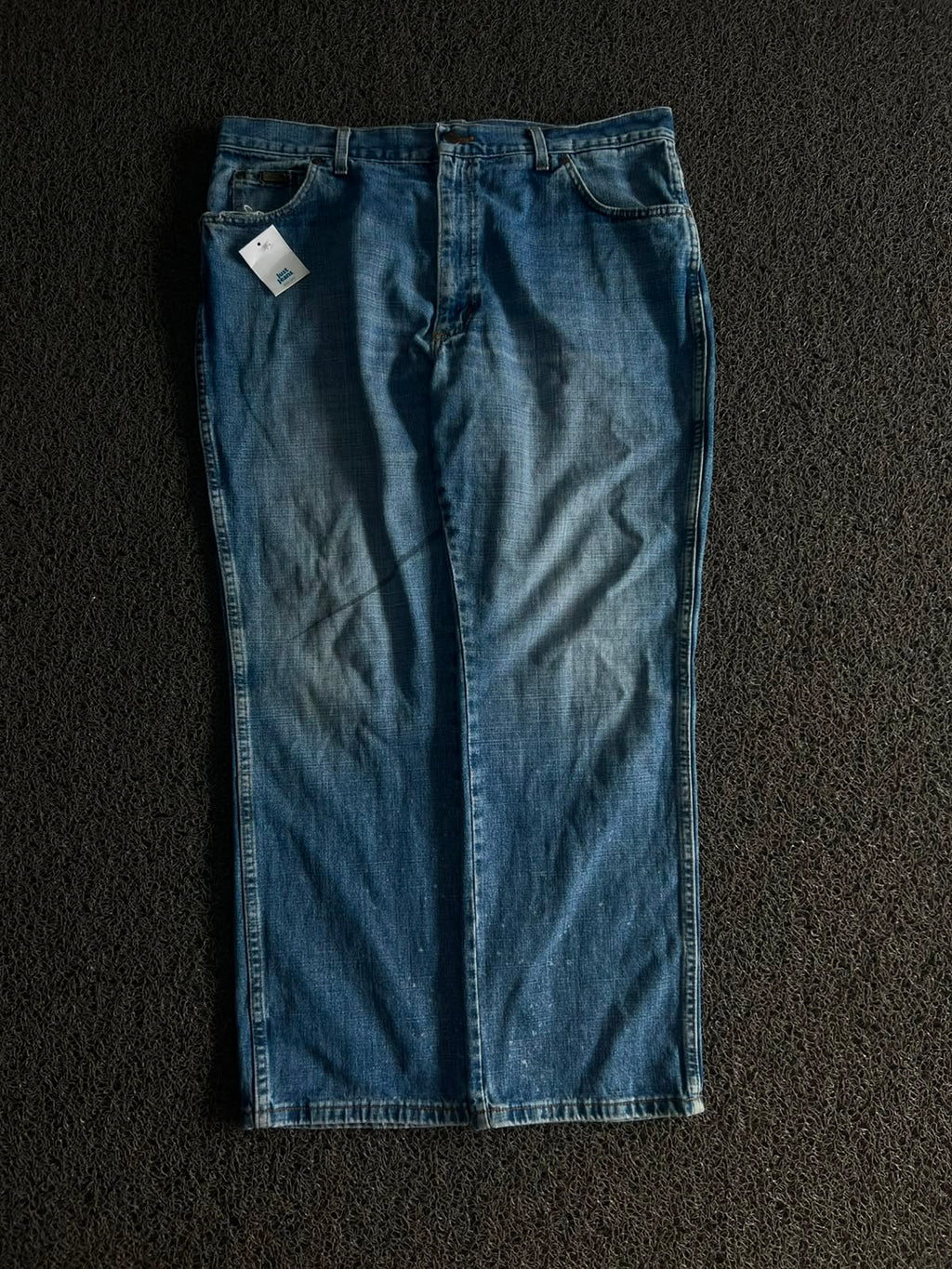Thrifted Blue Denim Straight Leg Jeans