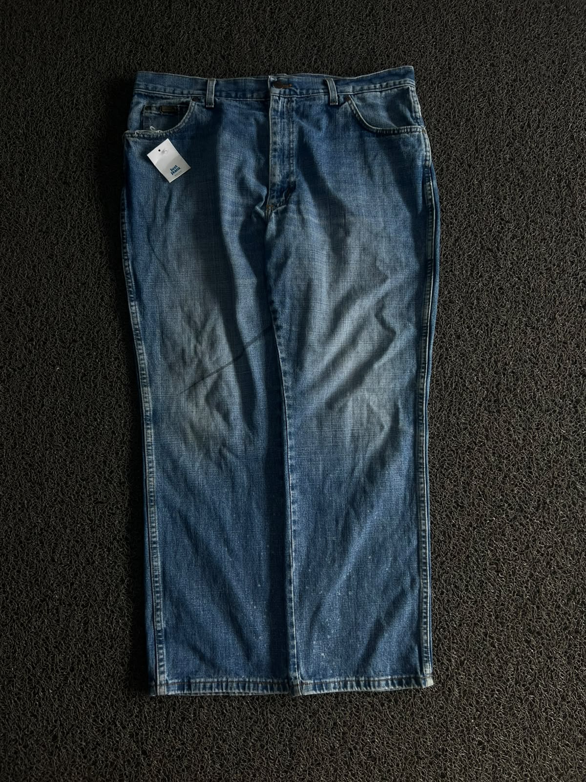 Thrifted Blue Denim Straight Leg Jeans