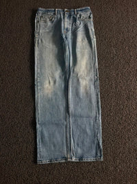 Vintage Light Wash Wide Leg Denim Jeans – Relaxed Fit Blue Jeans