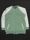 Reversible Double-Sided Bomber Jacket – Sage Green & Olive Green