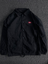 Graphic Windbreaker Jacket – “FXXK THE SYSTEM” Print