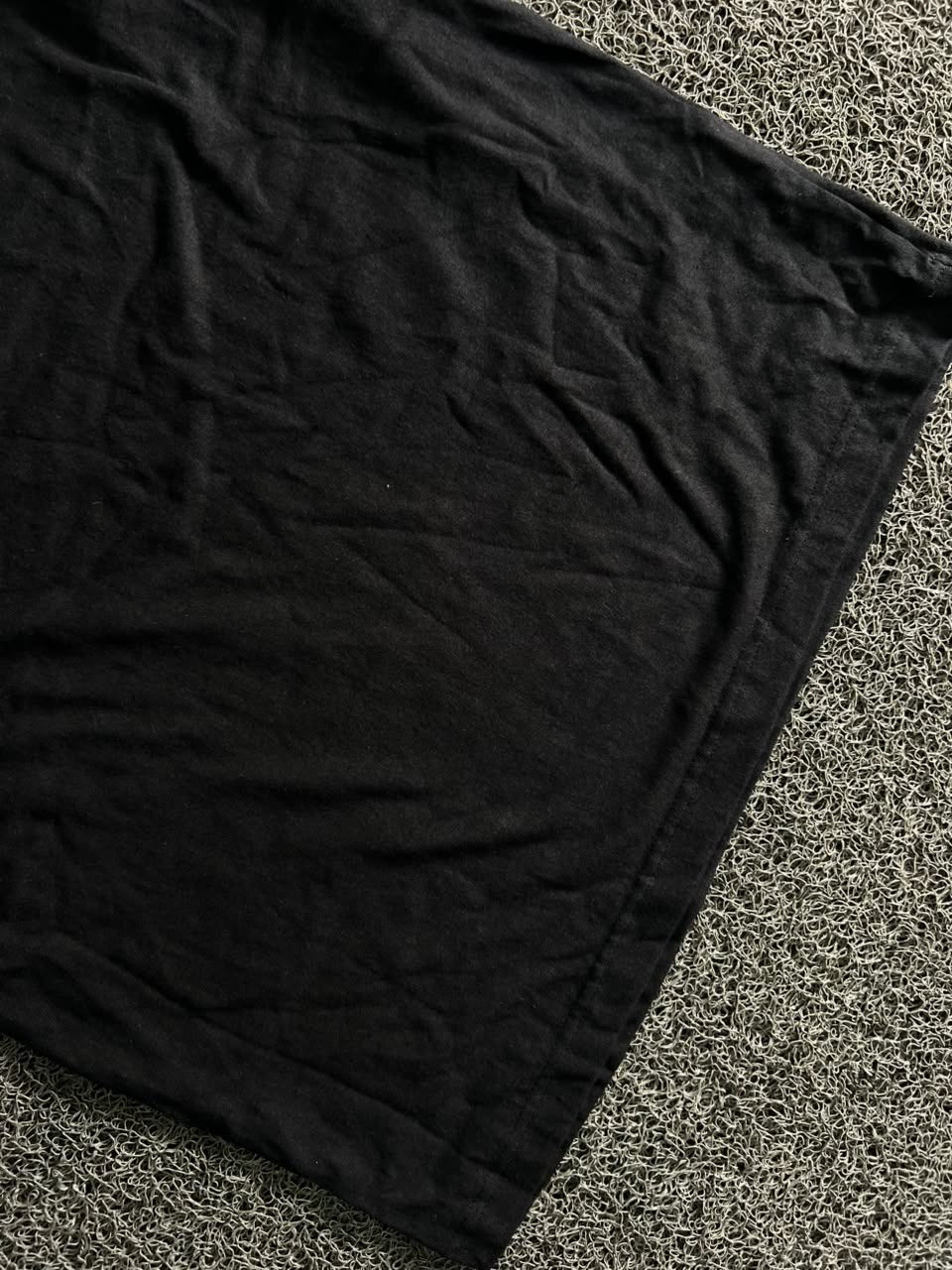 Saint Louis Plain Black Crew Neck T-Shirt