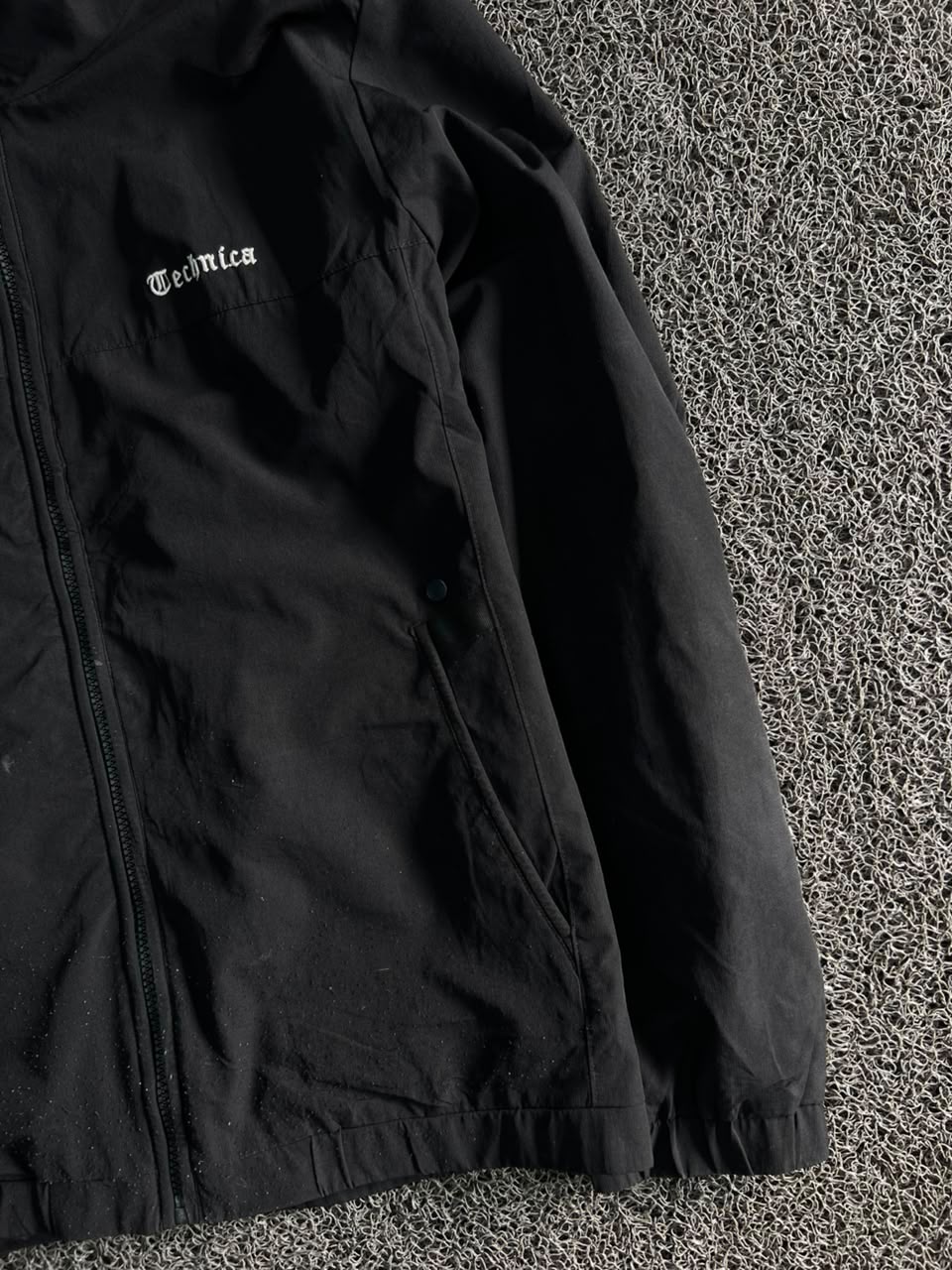 Technica Hooded Windbreaker Jacket – Lightweight Full Zip Outdoor Coat