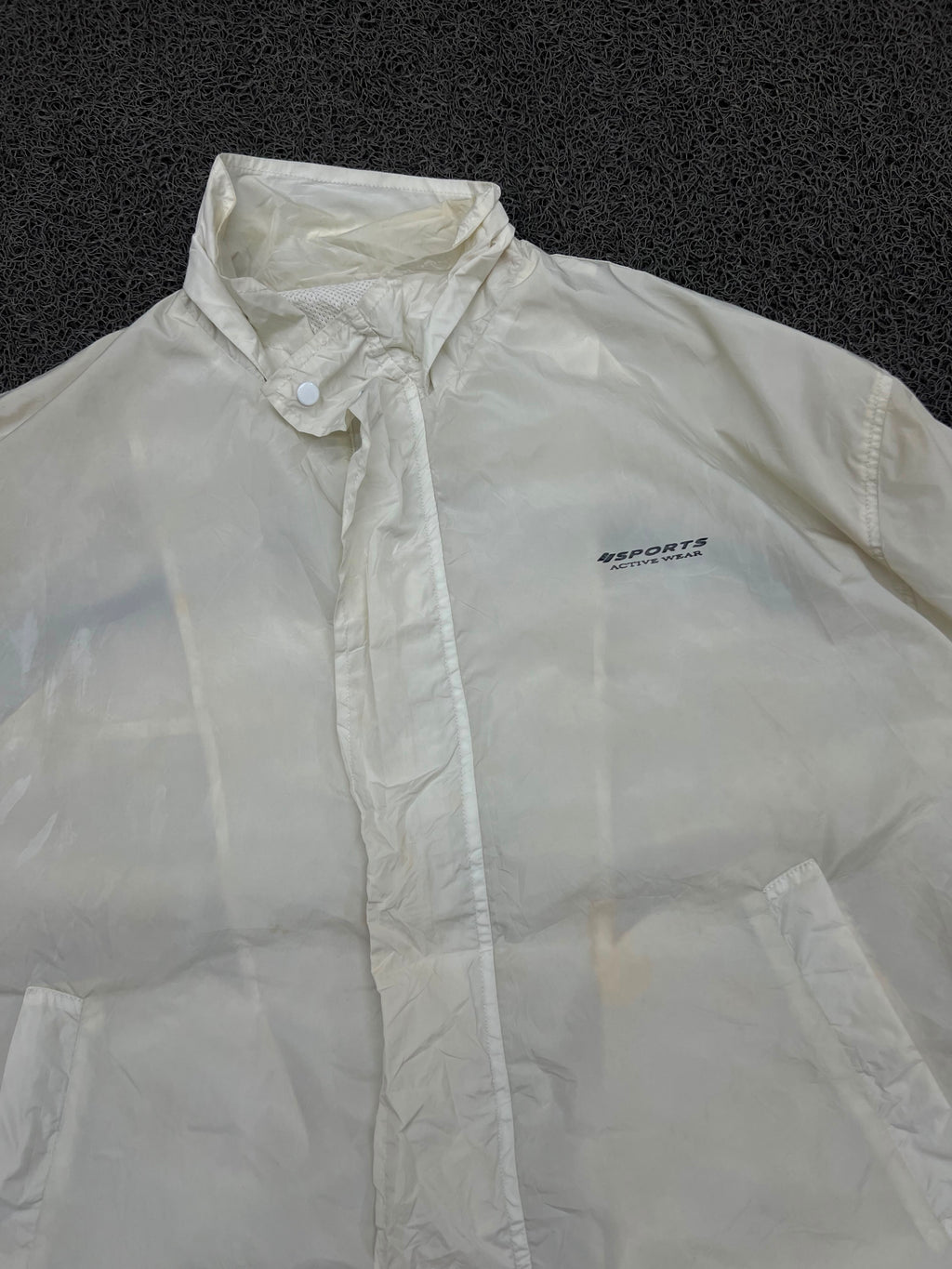 Sports Activewear Windbreaker Jacket – Lightweight Snap Front