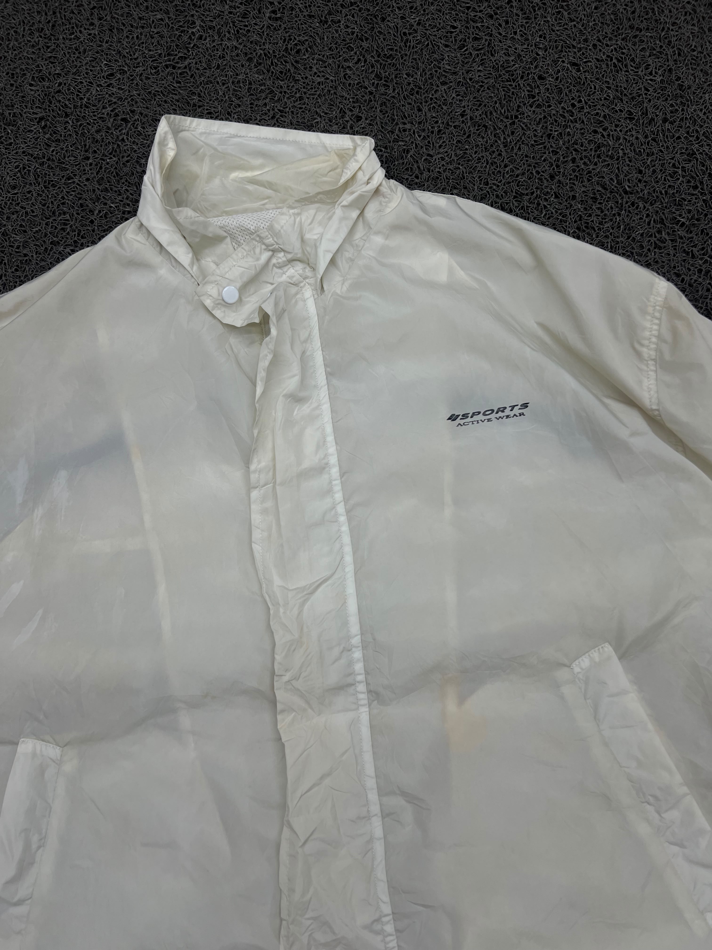 Sports Activewear Windbreaker Jacket – Lightweight Snap Front