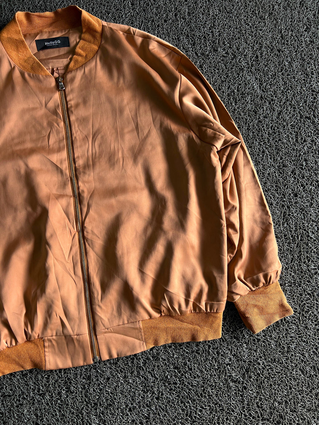 Premium Camel Casual Bomber Jacket
