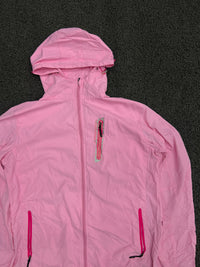 Pink Hooded Lightweight Outdoor Jacket