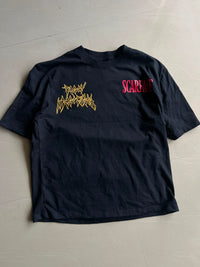 Vintage Scarface Tony Montana Graphic Oversized Black T-Shirt