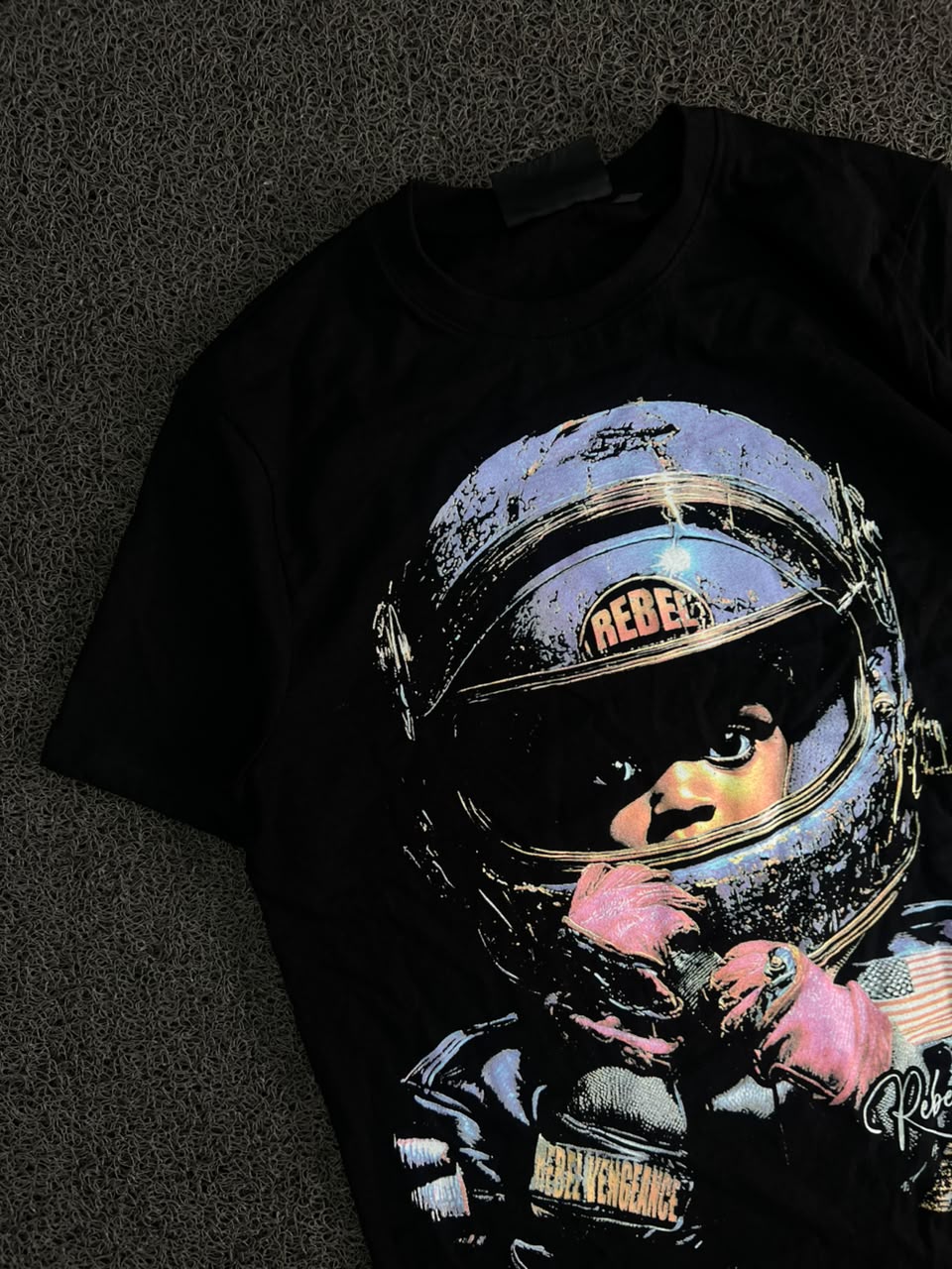 Rebel Vengeance Racing Championship Double-Sided Graphic T-Shirt –Streetwear Tee