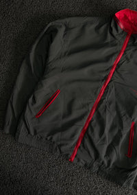 Vintage Black Pierre Balmain Jeans Jacket with Red Accents – Thriftwear
