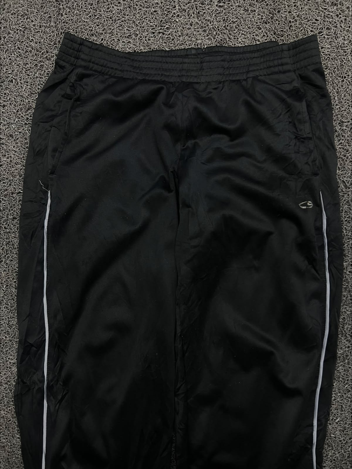 Vintage Performance Track Pants with Side Stripes