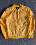 Fairwhale Yellow Mesh Bomber Jacket – Lightweight Zip-Up Casual Jacket